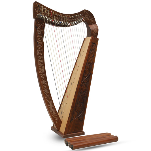 19 String Boru Harp Rosewood