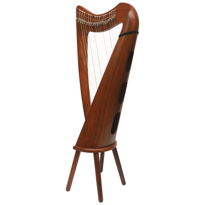 19 String Claddagh Harp Rosewood
