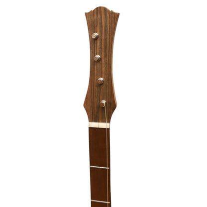 Heartland Wildwood Dulcimer Banjo, 4 String Variegated Walnut Lacewood Left Hand