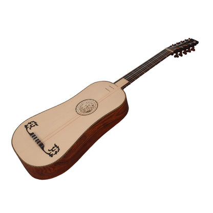 Heartland Sellas Baroque Guitar, 5 Course Left Hand Rosewood