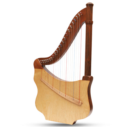 Lute Harp, 22 Strings Rosewood