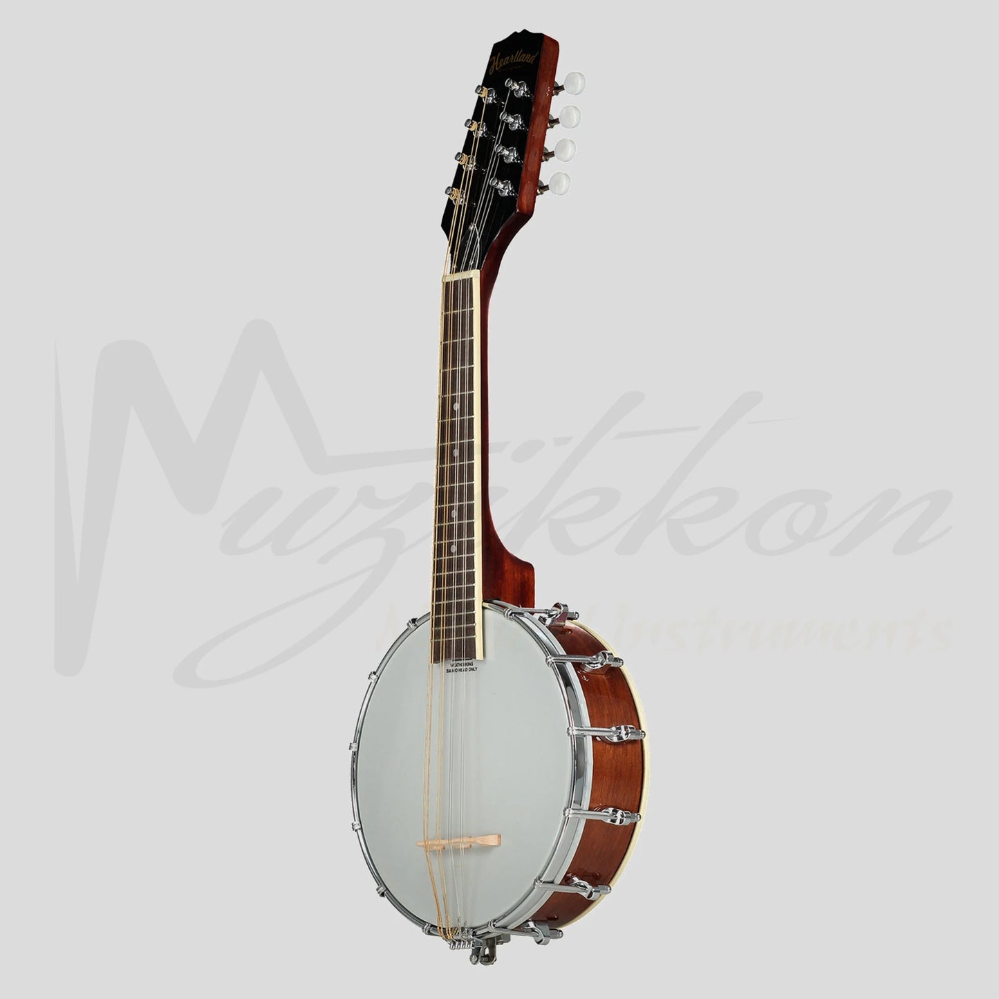 Muzikkon New Heartland Banjo Mandolin Solid Mahogany Body