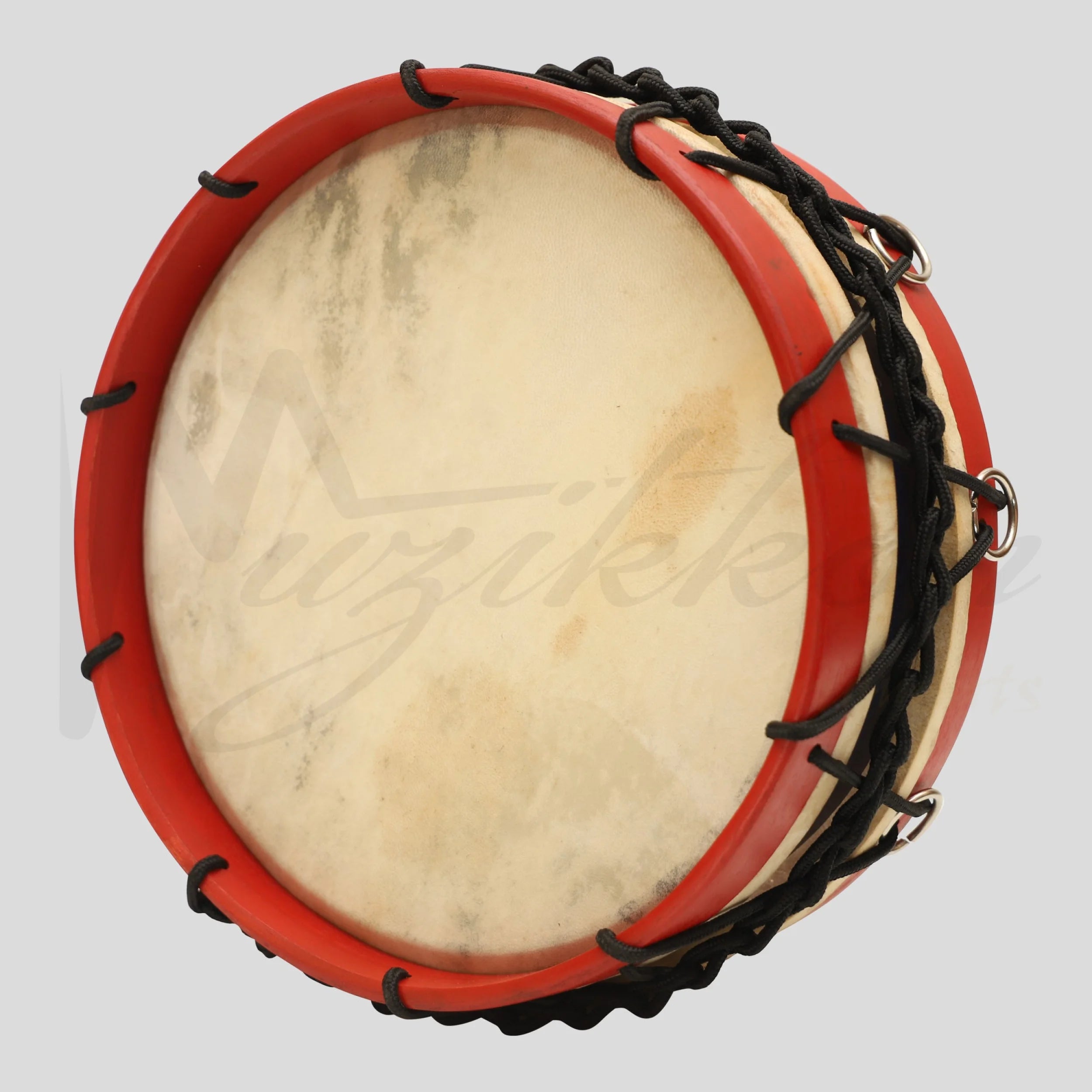 MUZIKKON TABOR DRUM 10 INCH RED – Muzikkon