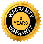 3 Years Product Warranty