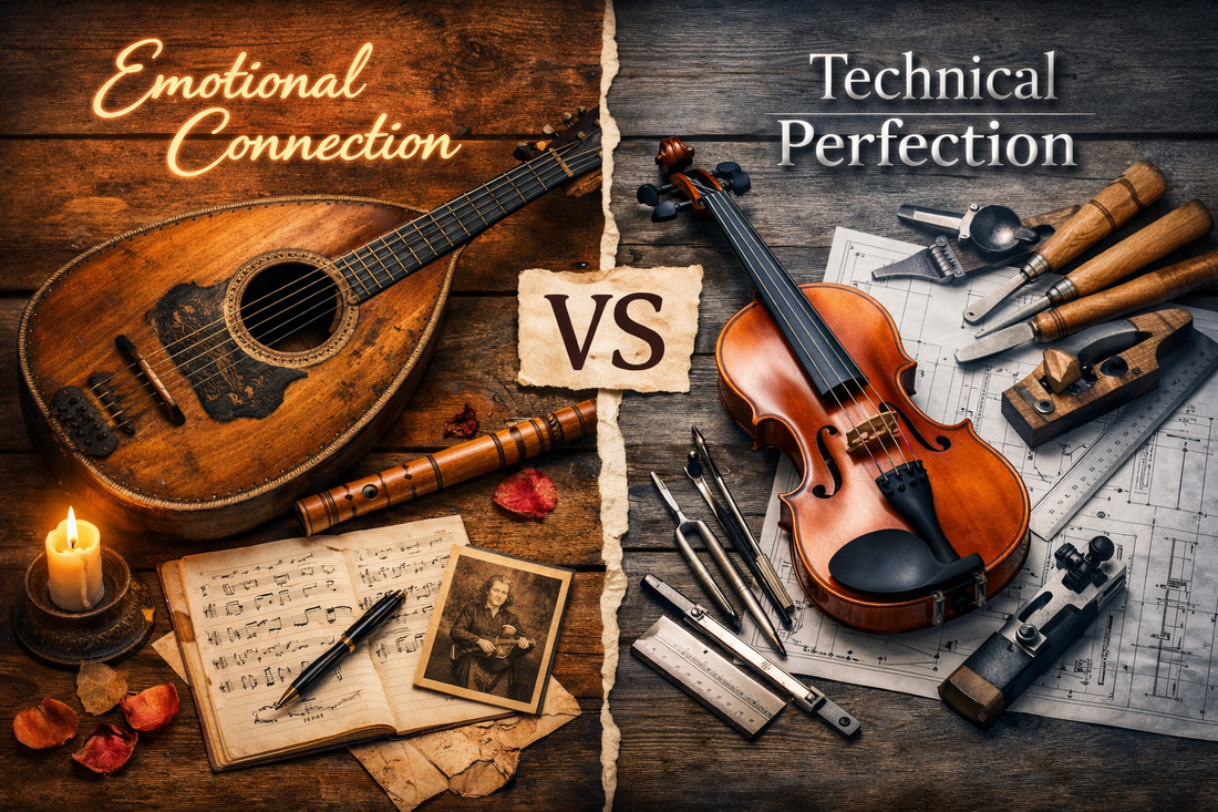 Emotional Connection vs Technical Perfection in Instrument Choice