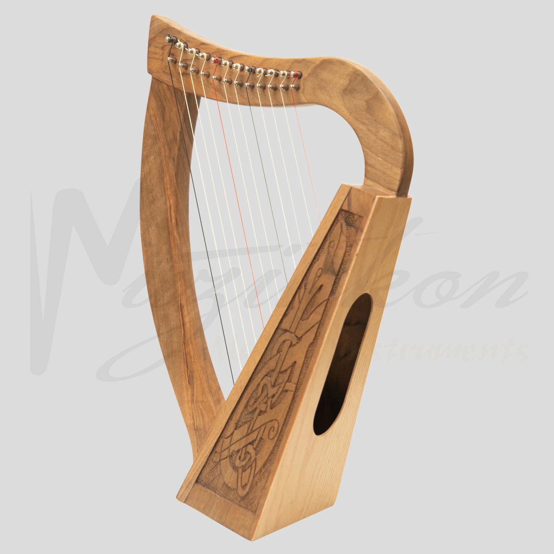 12 String O’Carolan Harp Celtic Dragon