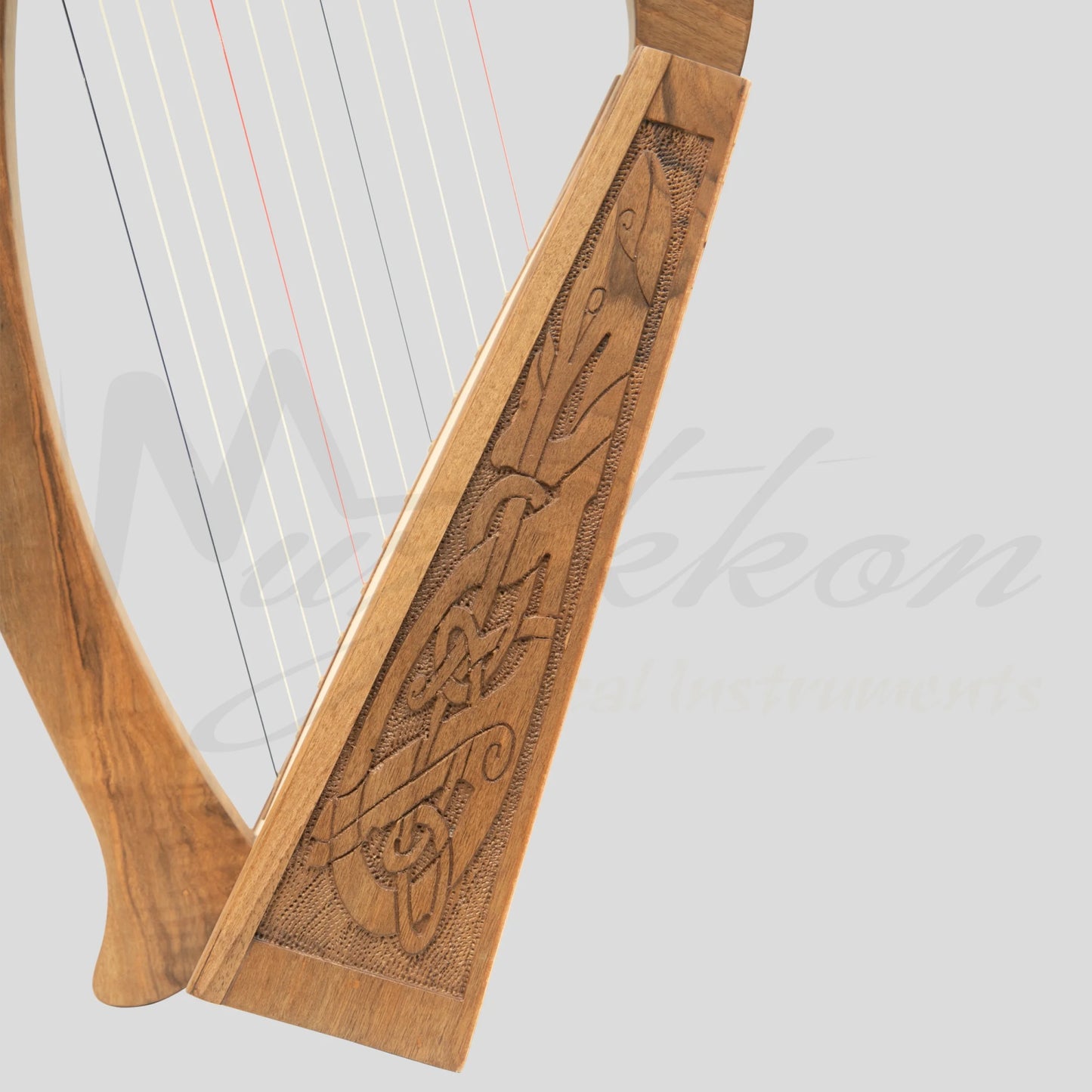 12 String O’Carolan Harp Celtic Dragon