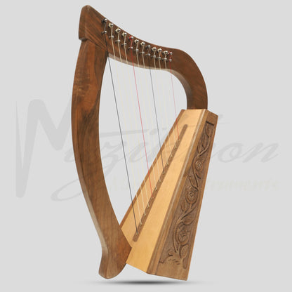 12 String O’Carolan Harp Walnut