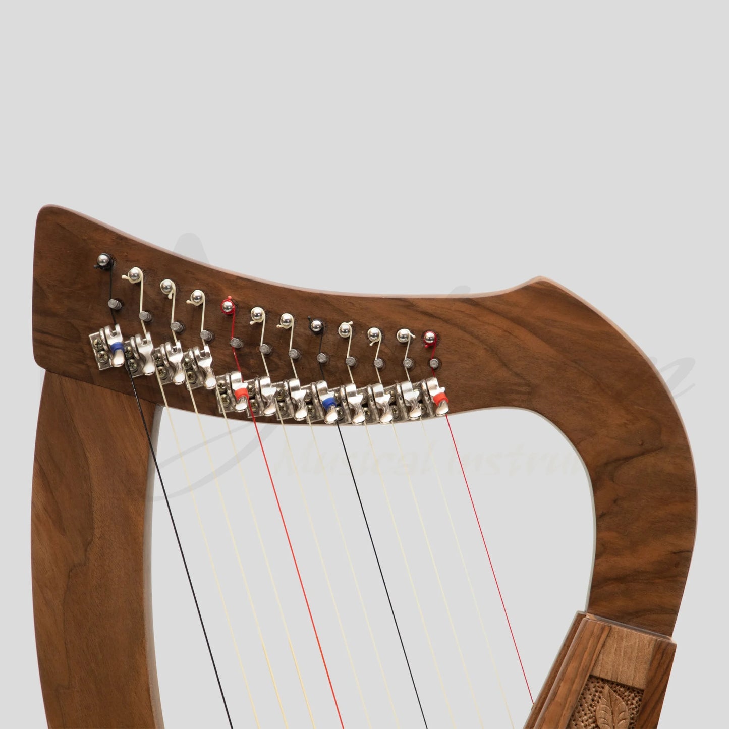 12 String O’Carolan Harp With Sharpening Levers