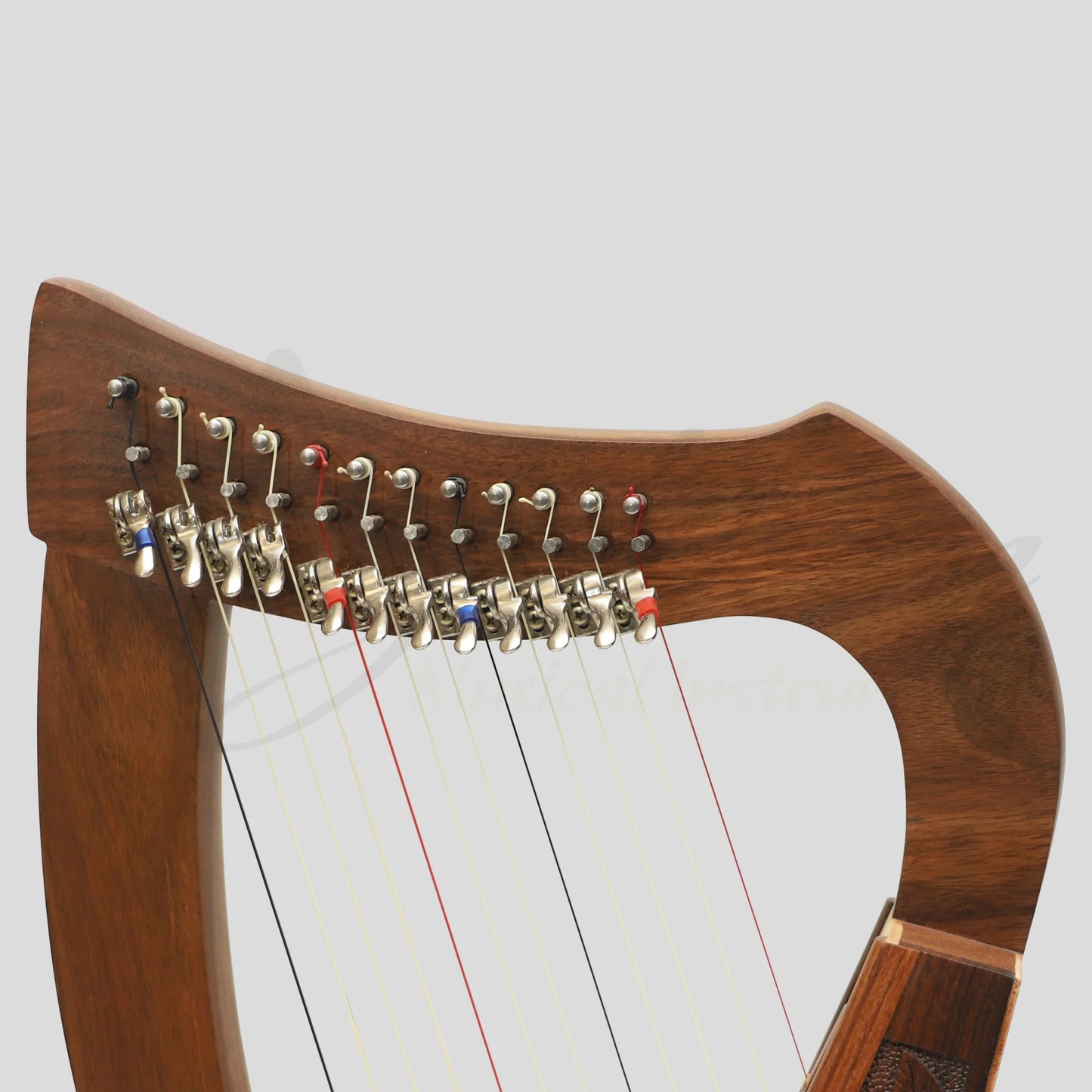 12 String O’Carolan Harp With Sharpening Levers
