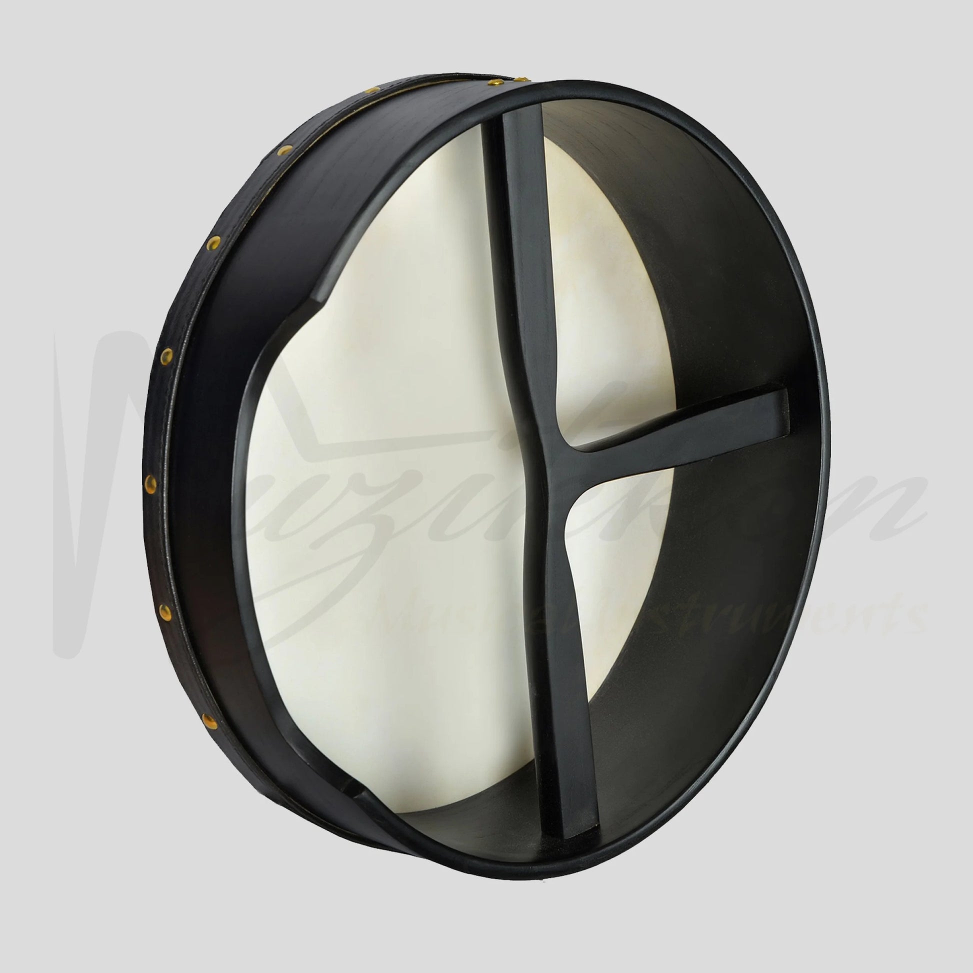 12 X 3.5 Heartland Black Bodhran Pretuned T-Bar