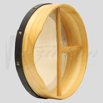 14’’x4’’ (35.5x10.1 cm) Heartland Non Tunable Bodhran T-Bar Deep Tune Bodhran