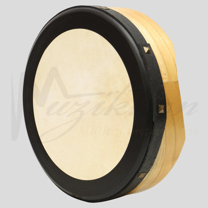 14’’x4’’ (35.5x10.1 cm) Heartland Non Tunable Bodhran T-Bar Deep Tune Mulberry Bodhran