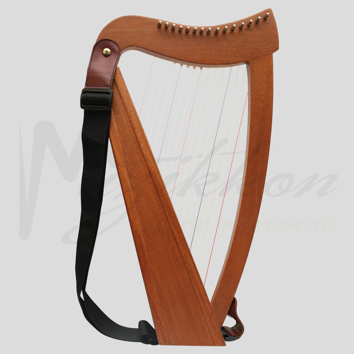 Tri String Harp 15 String Trinity Harp With Sharpening Levers & Complete Kit – Muzikkon
