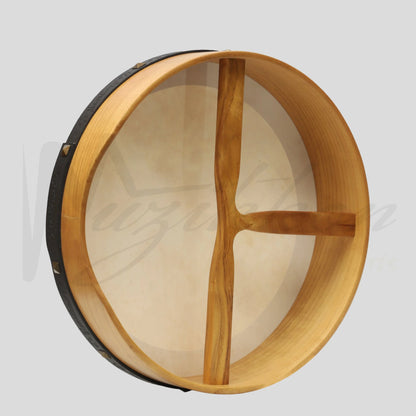 16’’x4’’ (40.6x10.1 cm) Heartland Non Tunable Bodhran T-Bar Deep Tune Bodhran