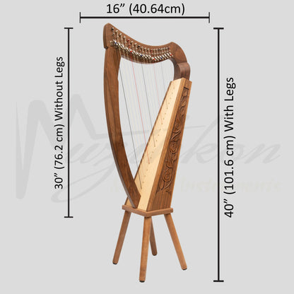 19 String Trinity Harp
