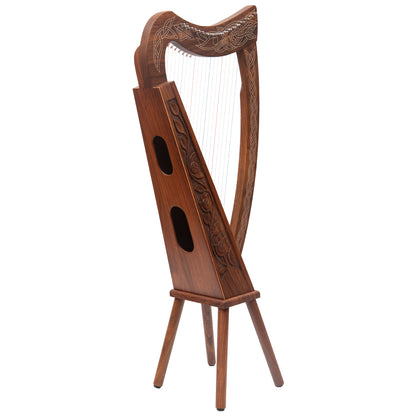 19 String Boru Harp Rosewood