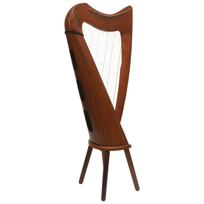 19 String Claddagh Harp Rosewood