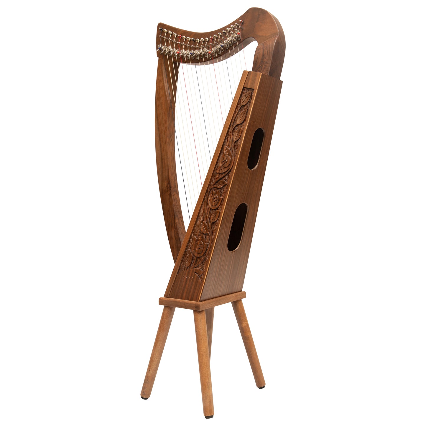 19 Strings Trinity Harp Walnut