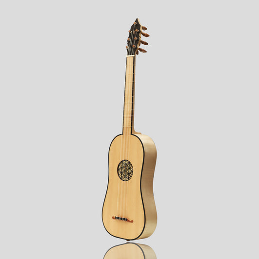 Luth Ébène Renaissance Guitar, 4 course (1st course single string)