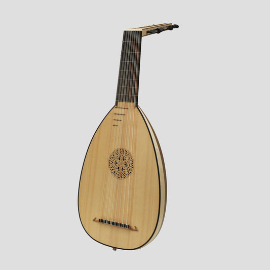 Muzikkon Renaissance Lute 8 Course Left Hand After Hieber
