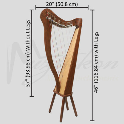 22 String Ard Ri Harp