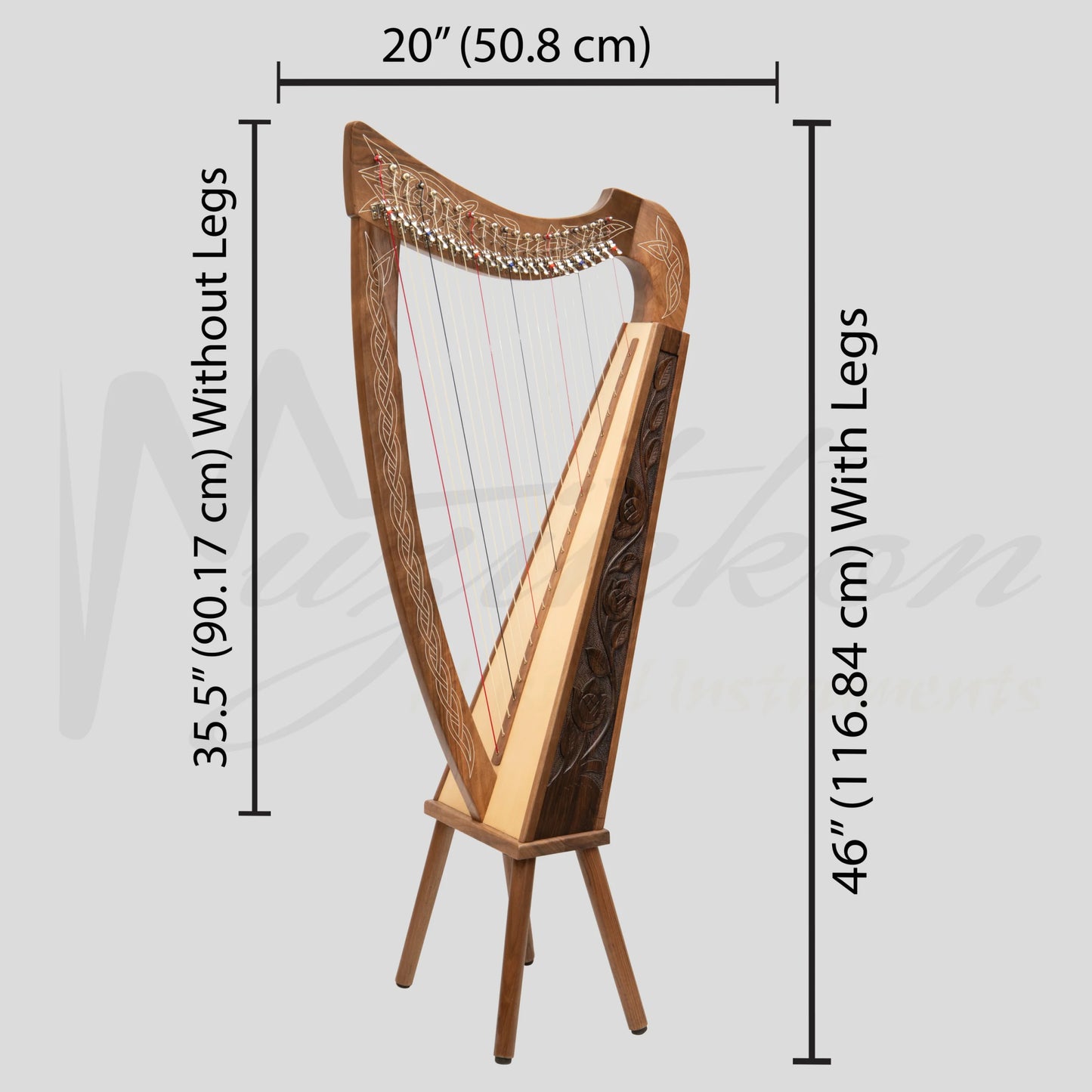 22 String Boru Harp