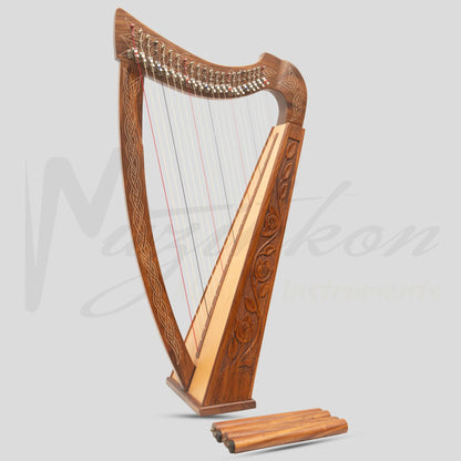 22 String Boru Harp Rosewood