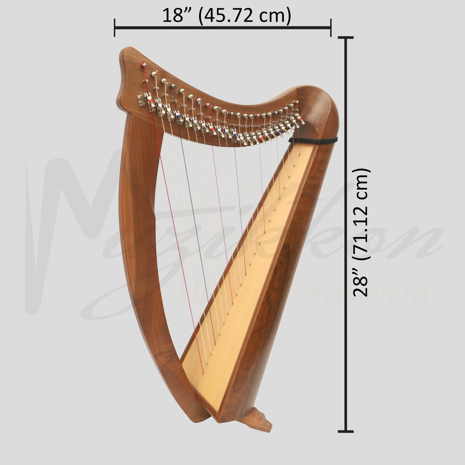 22 String Claddagh Busker Harp