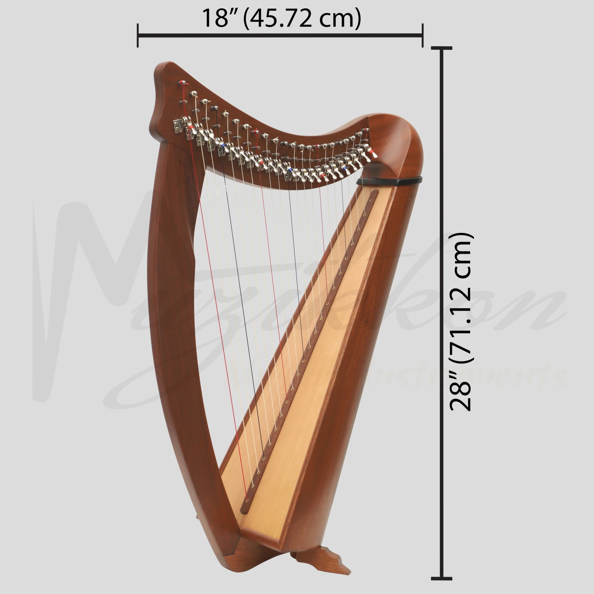 22 String Claddagh Busker Harp