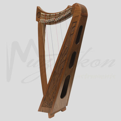 22 String Trinity Crested Harp
