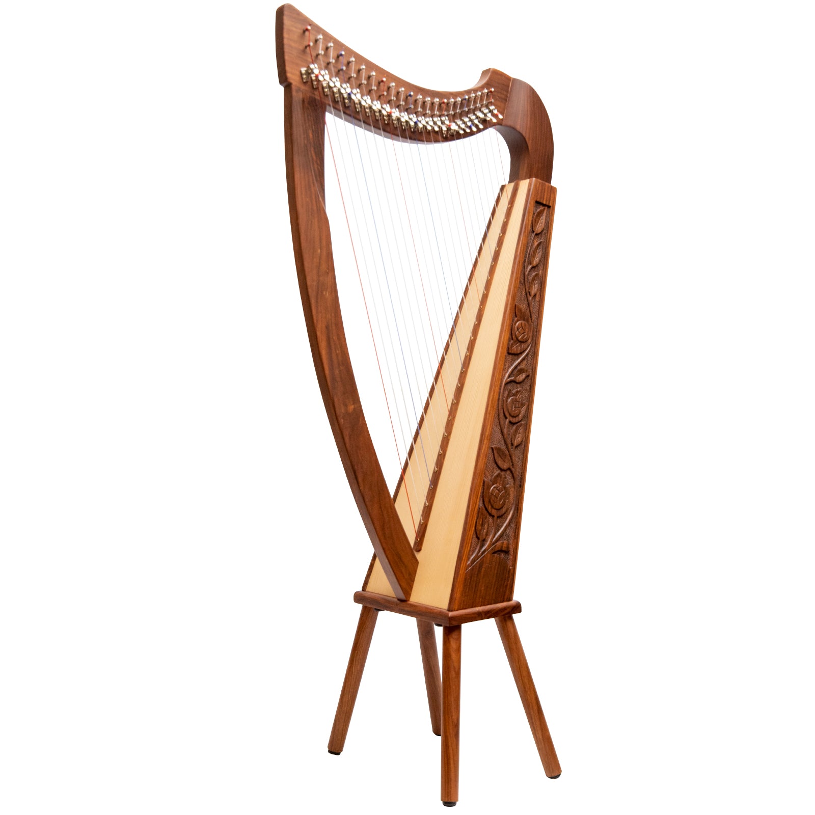 22 Strings Trinity Harp Rosewood Muzikkon