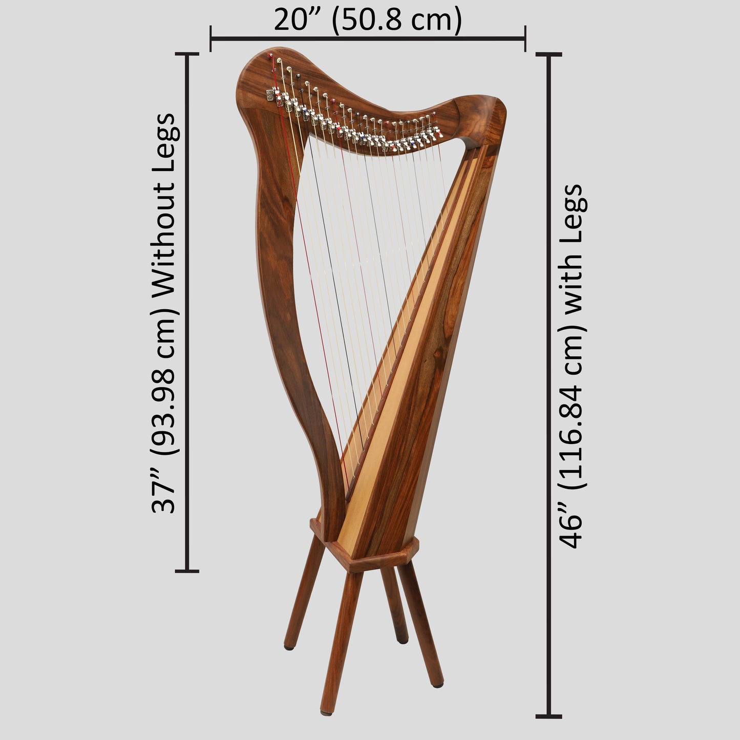 22 String Ard Ri Harp, Celtic Harp