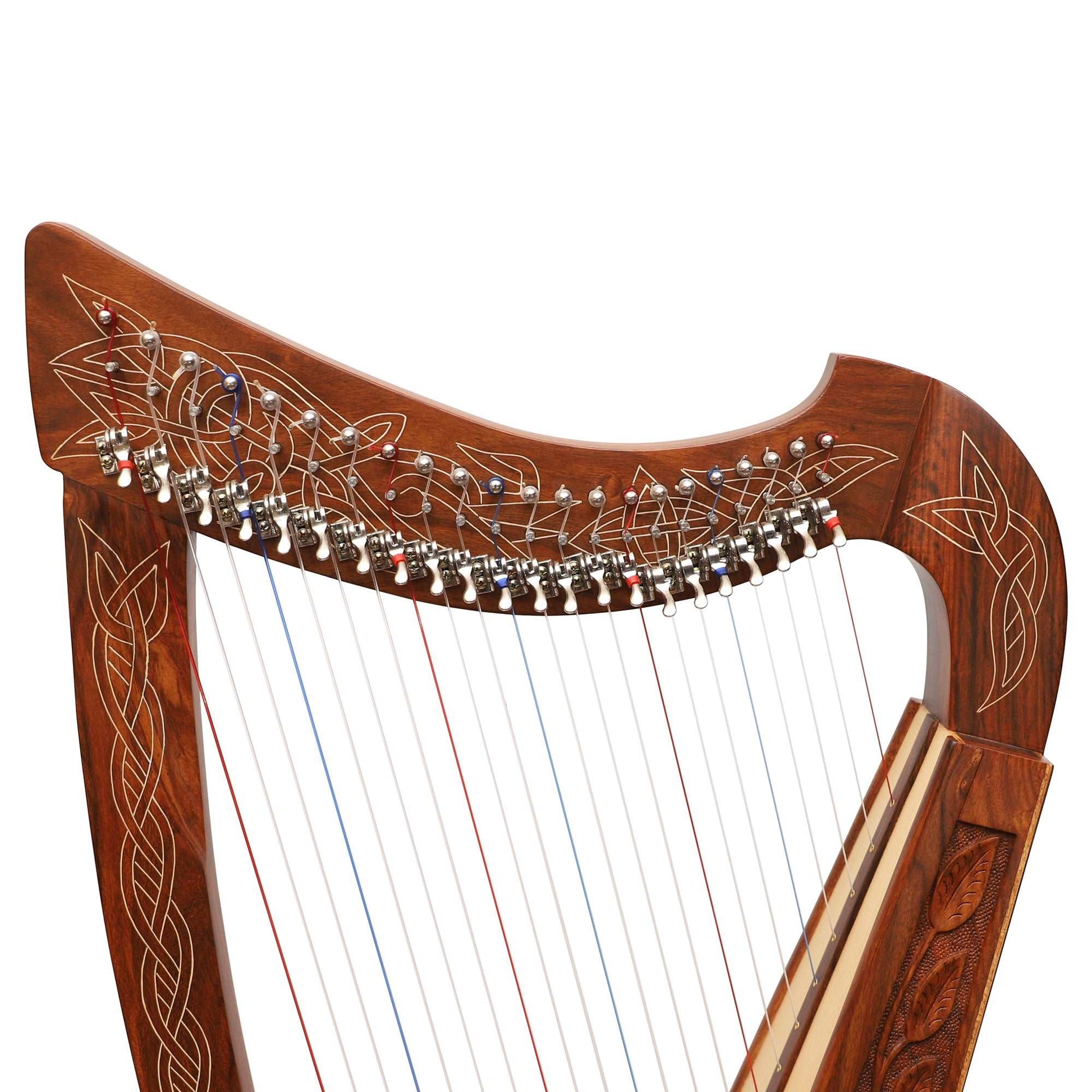 22 String Boru Harp Rosewood