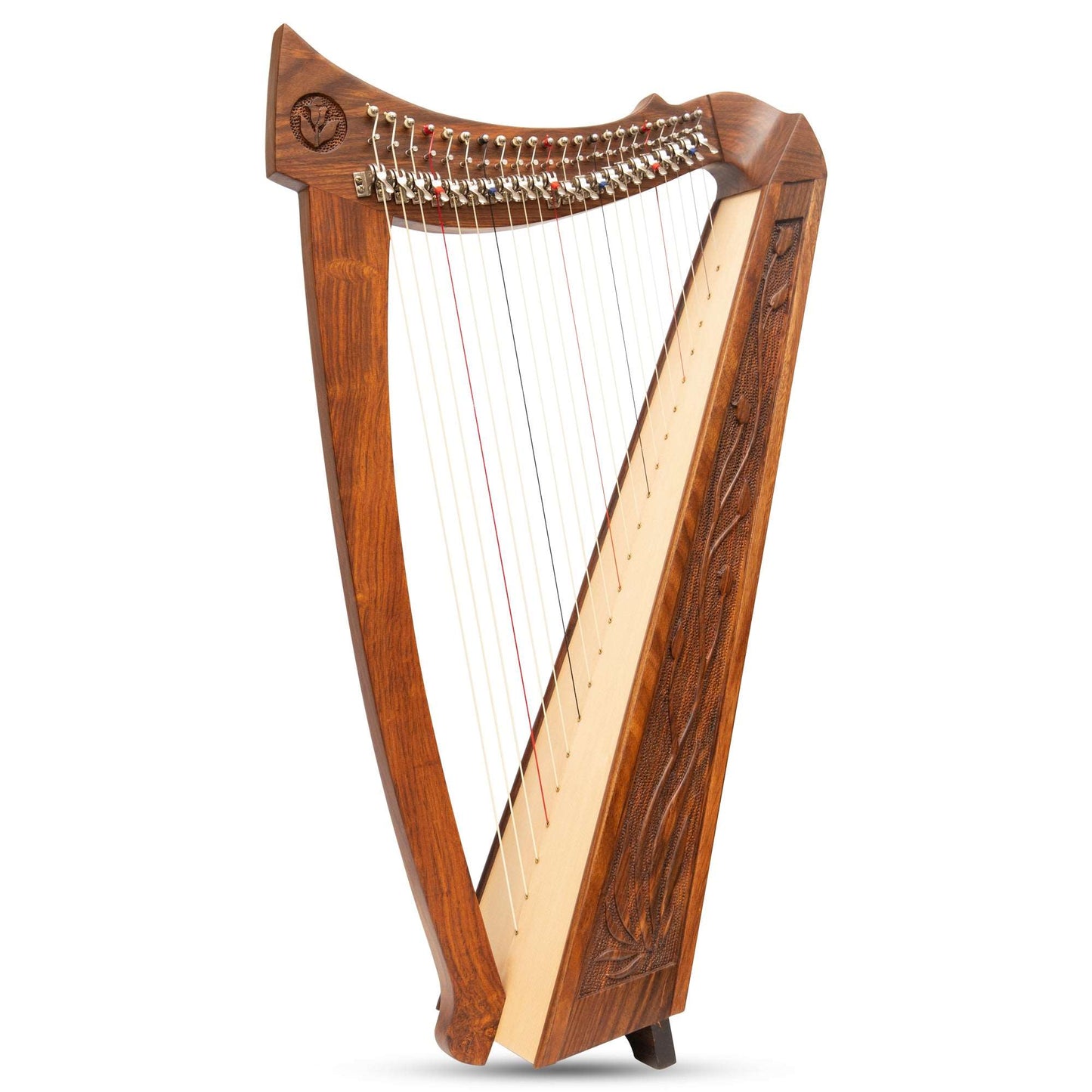 22 Strings Trinity Crested Harp Rosewood