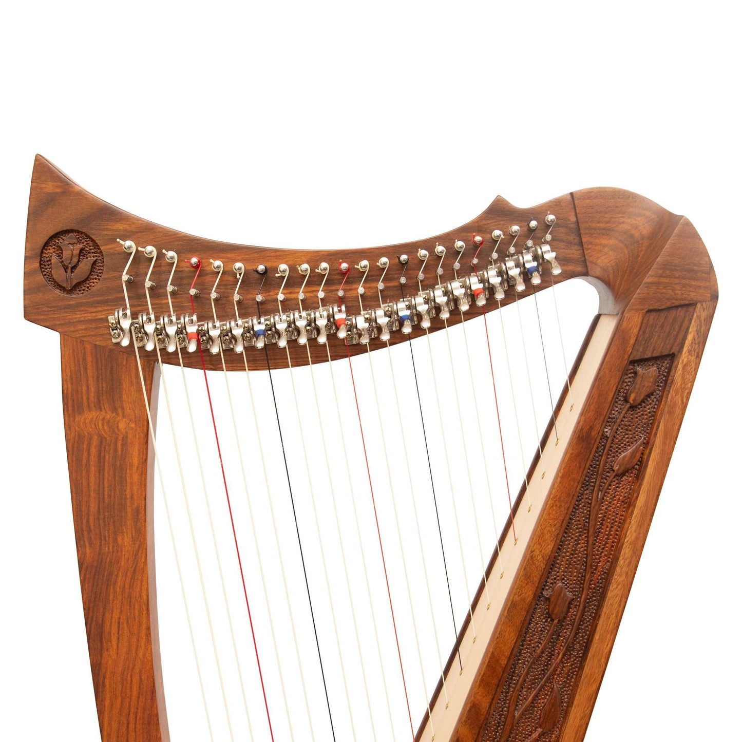 22 Strings Trinity Crested Harp Rosewood