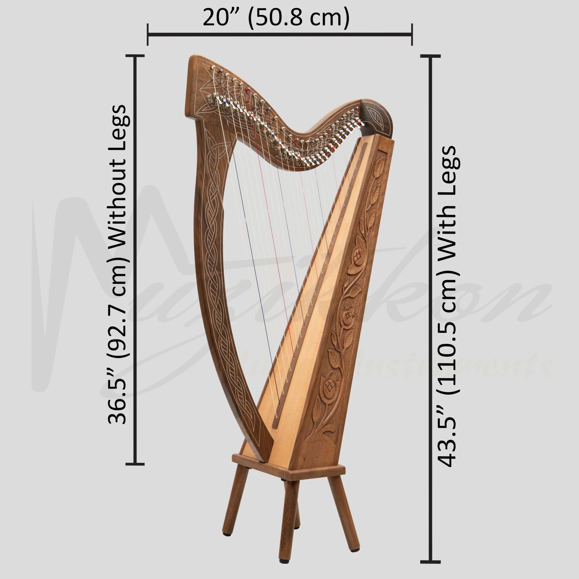 27 String Boru Harp Celtic Harp Harp