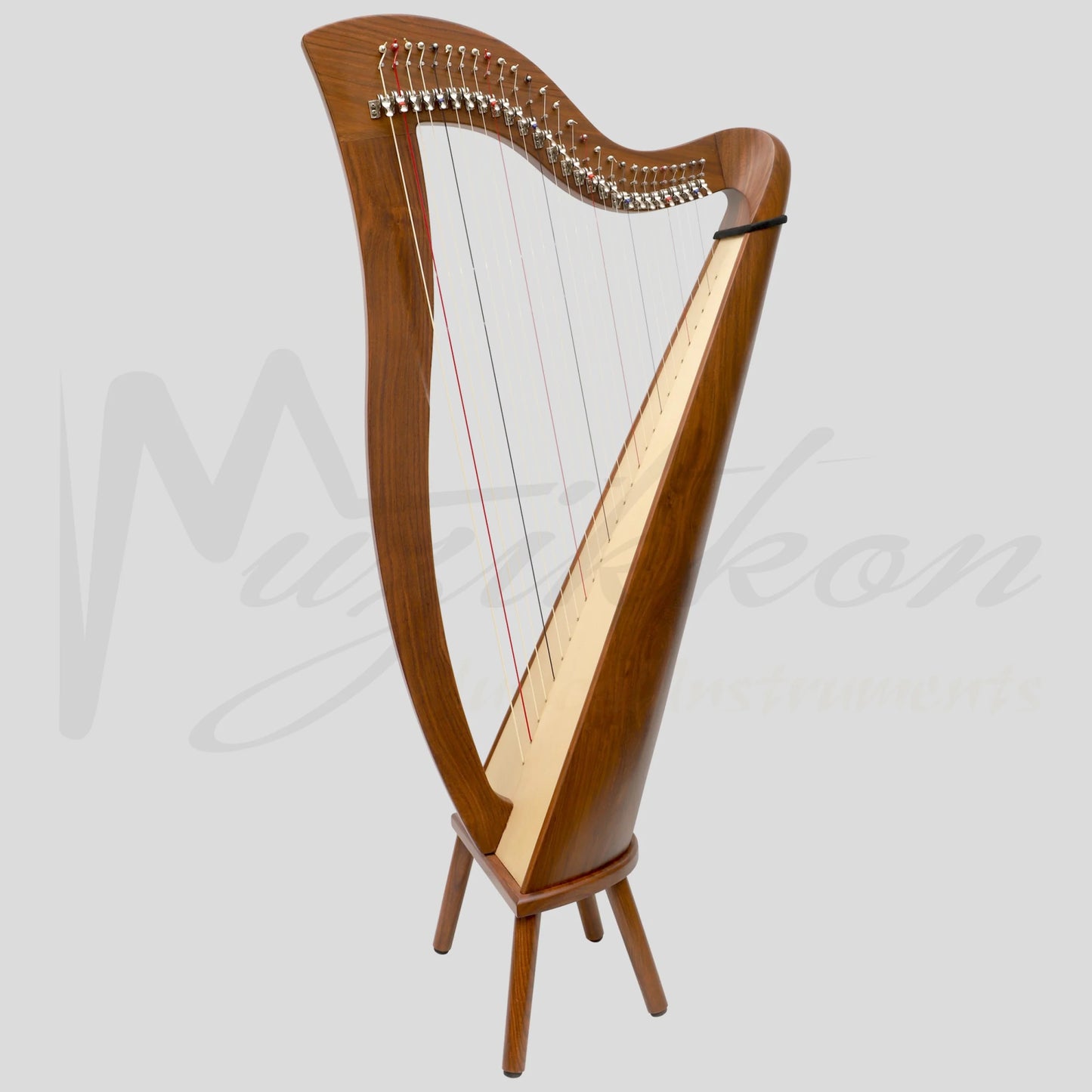 27 String McHugh Harp Round Back