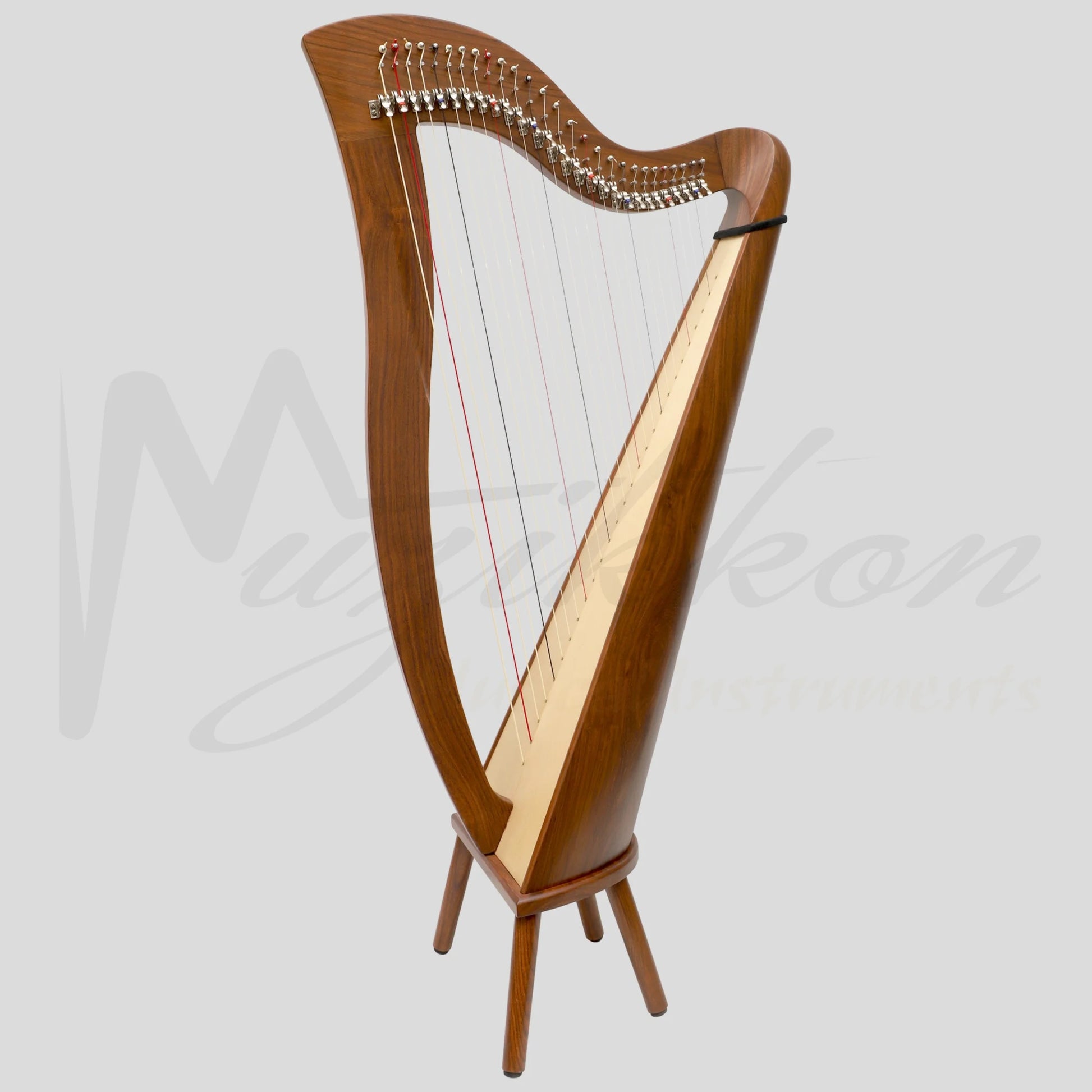 27 String McHugh Harp Round Back
