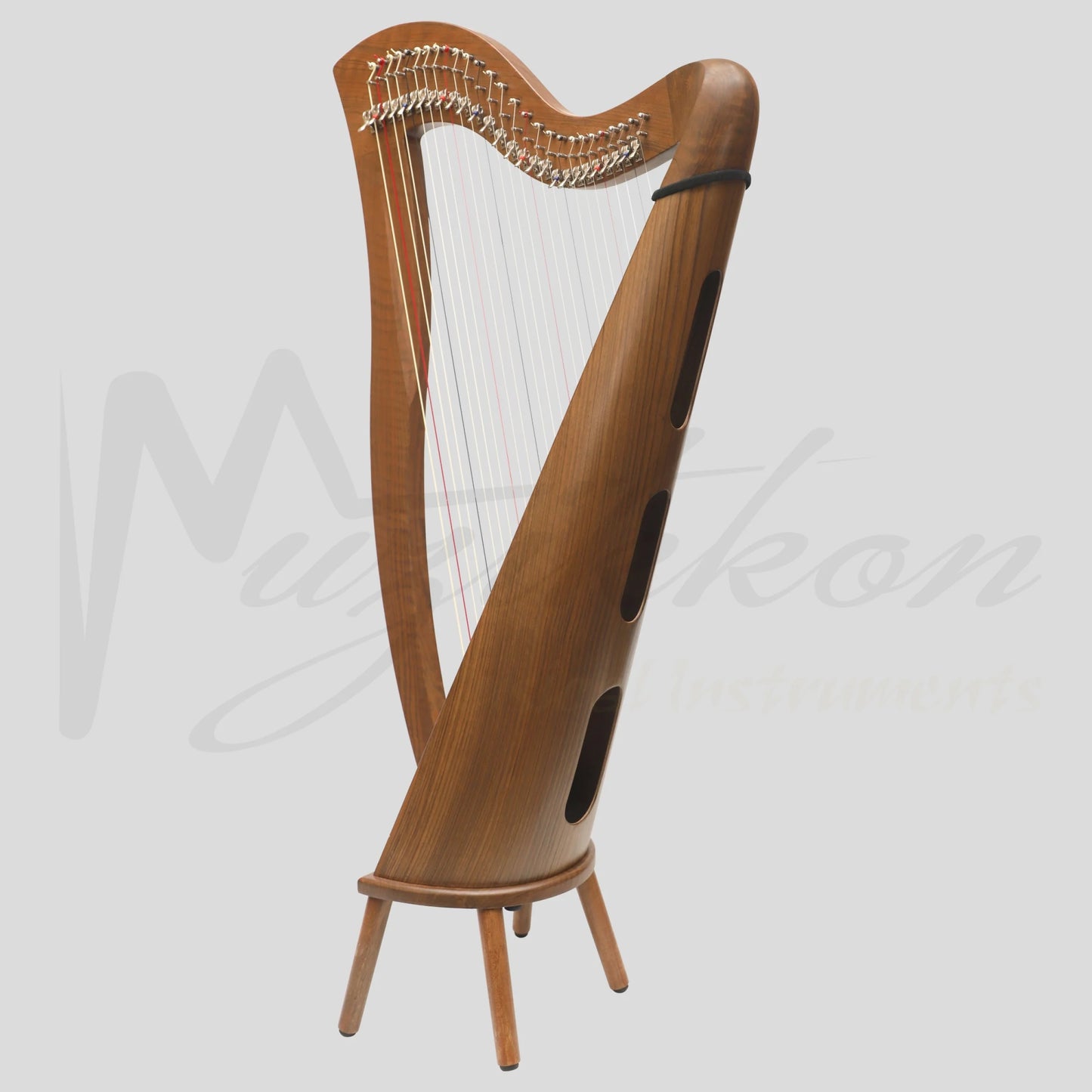 27 String McHugh Harp Round Back