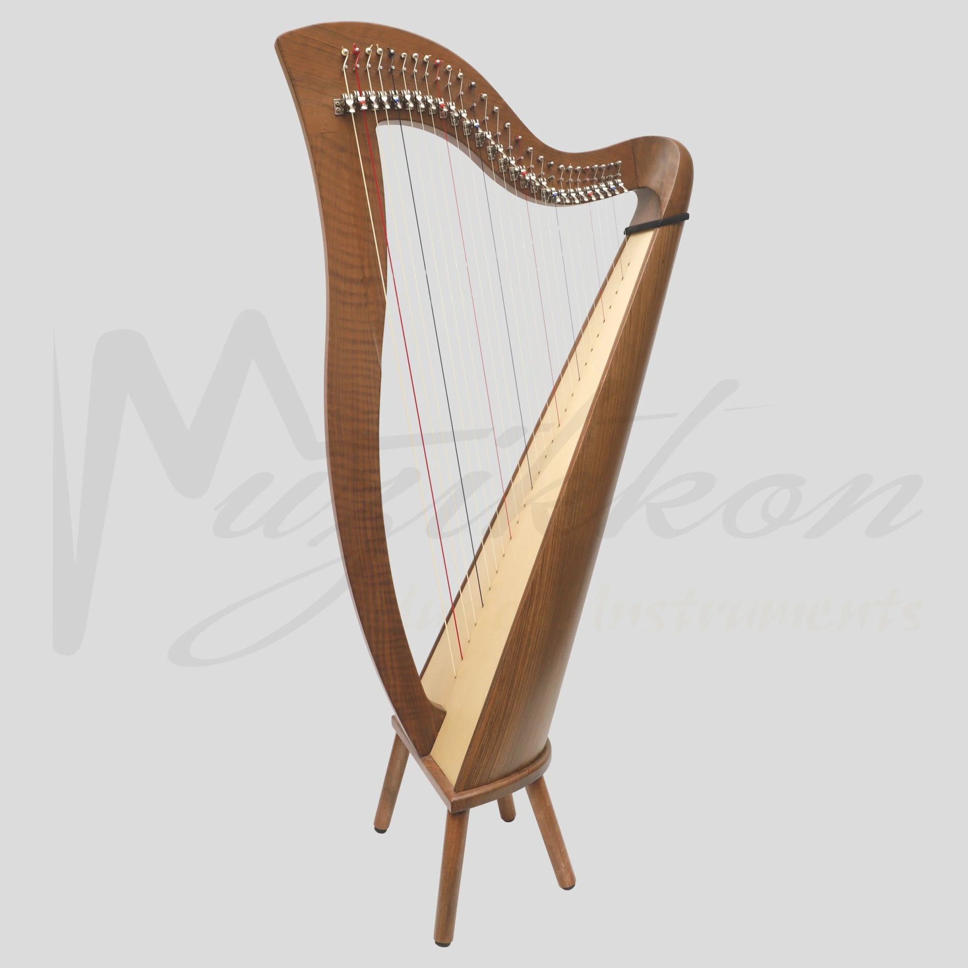 27 String McHugh Harp Round Back