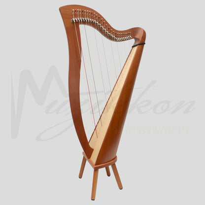 27 String McHugh Harp Round Back