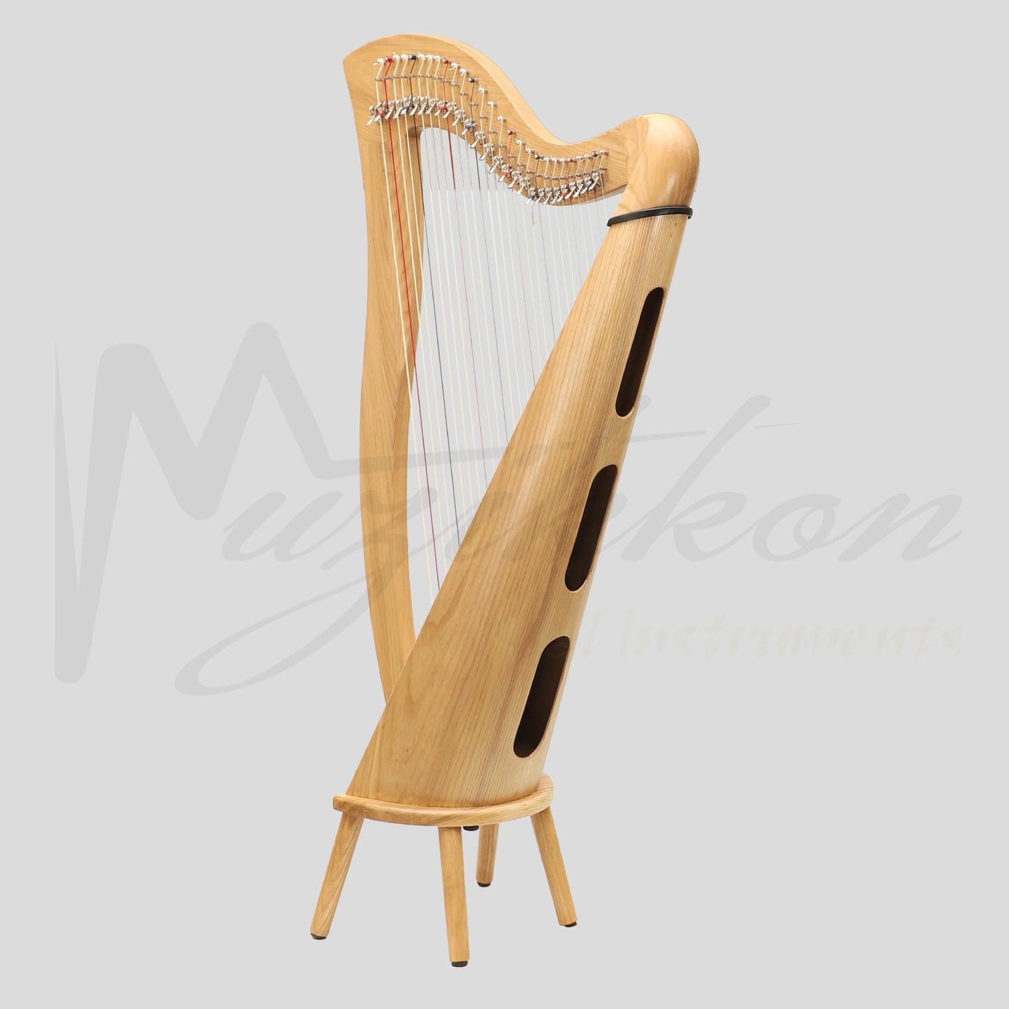 27 String McHugh Harp Round Back