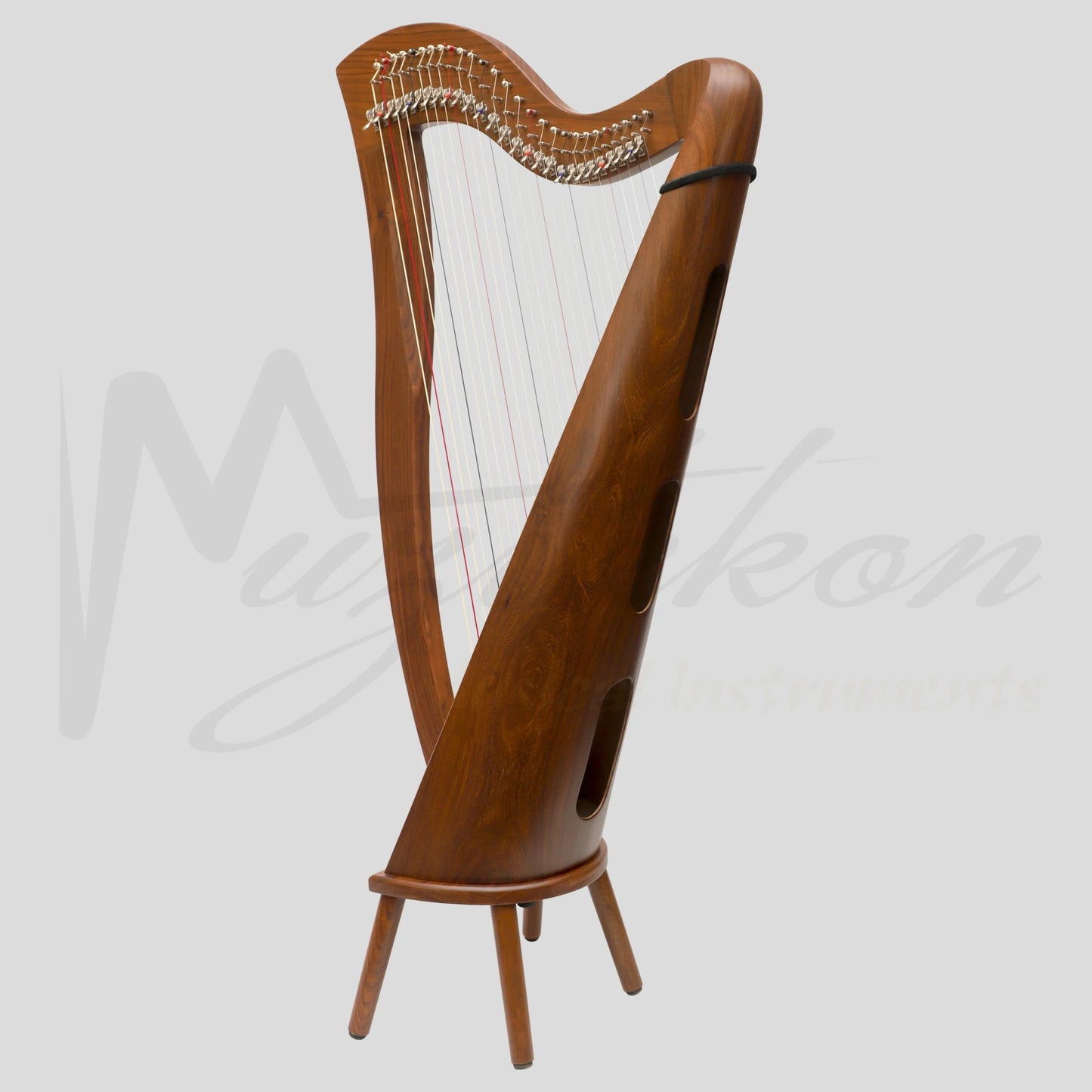 27 String McHugh Harp Round Back