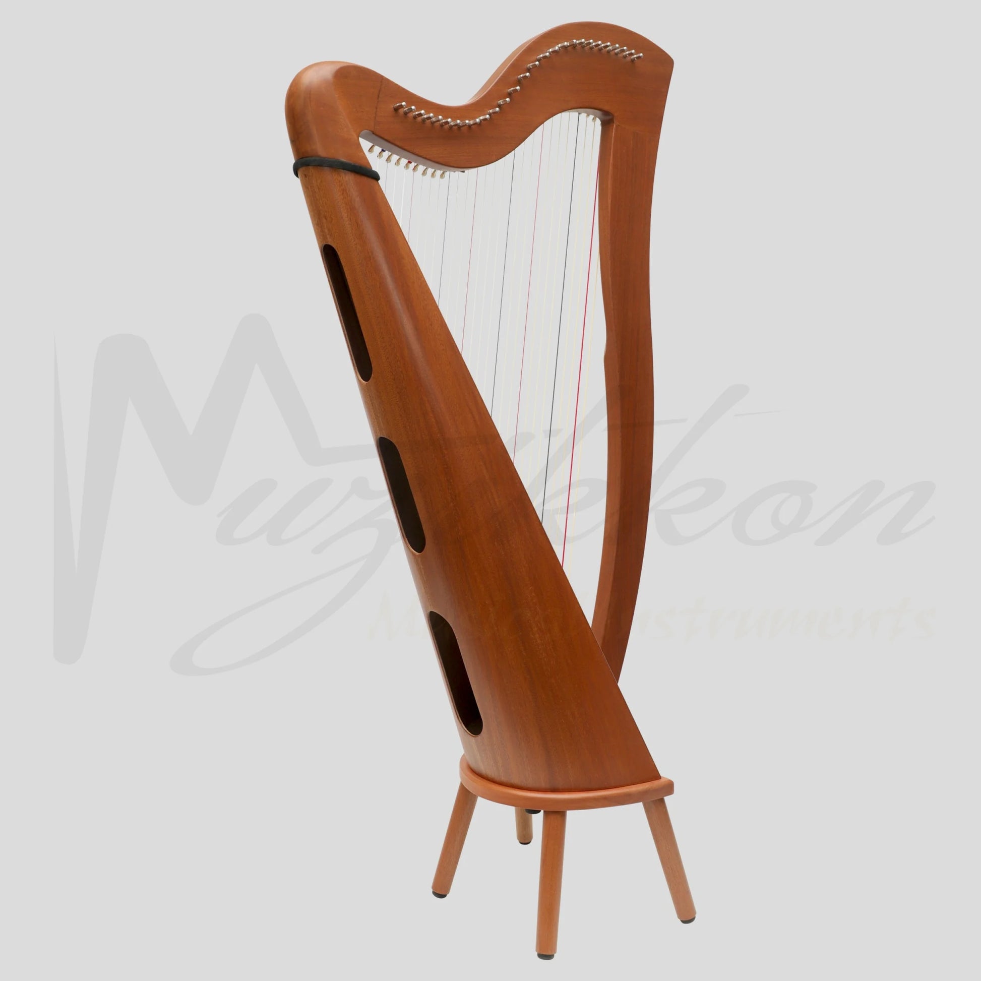 27 String McHugh Harp Round Back