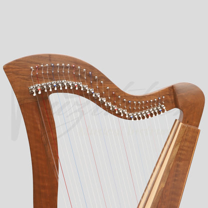 27 String Mchugh Harp Square Back