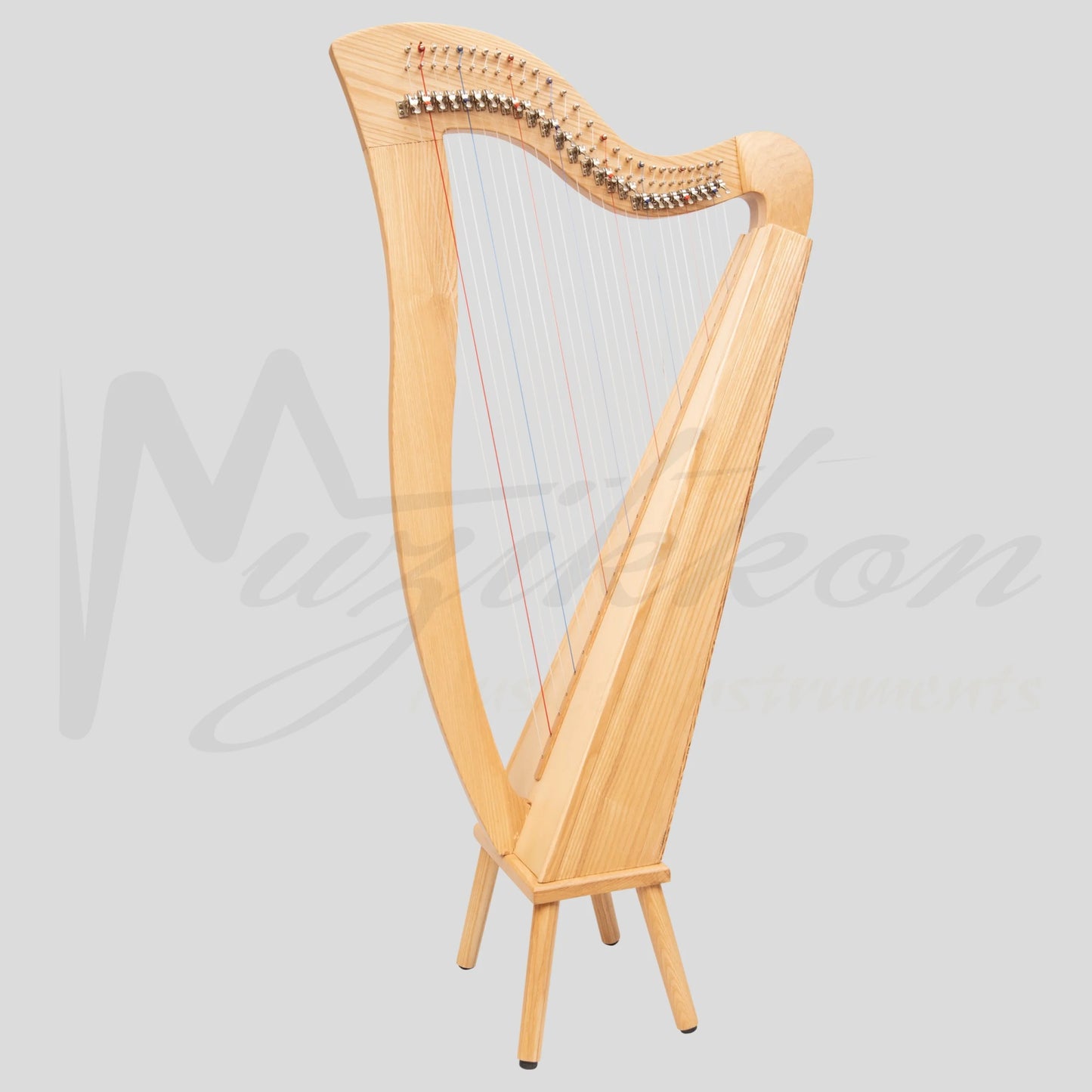 27 String Mchugh Harp Square Back