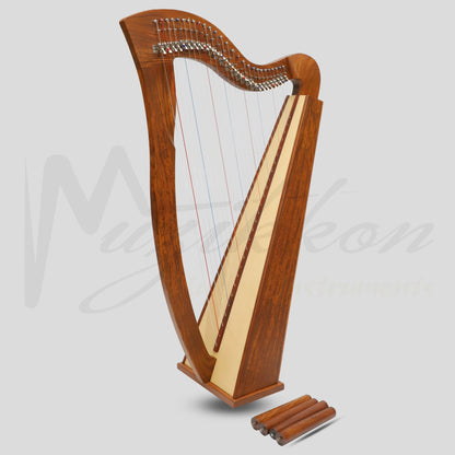 27 String Mchugh Harp Square Back Rosewood