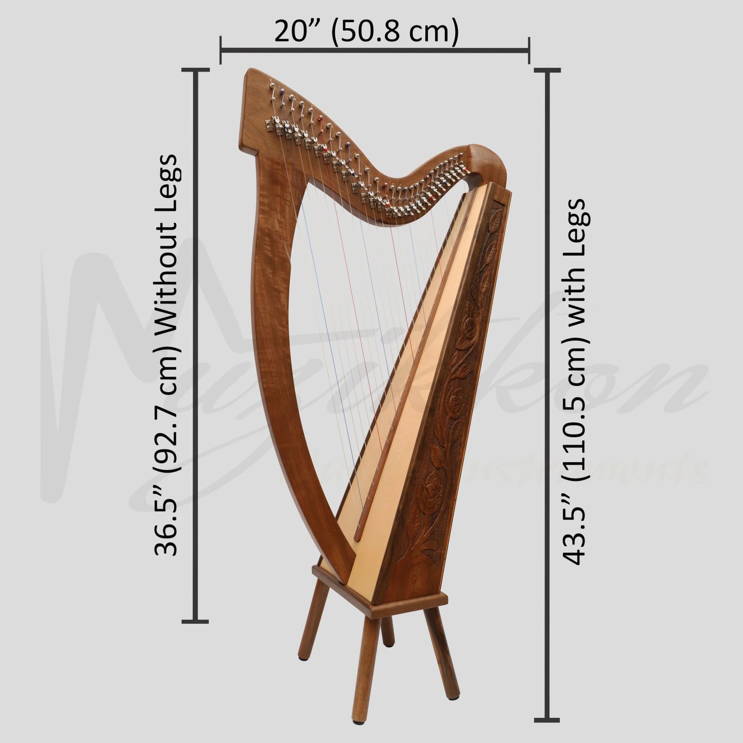 27 String Trinity Harp