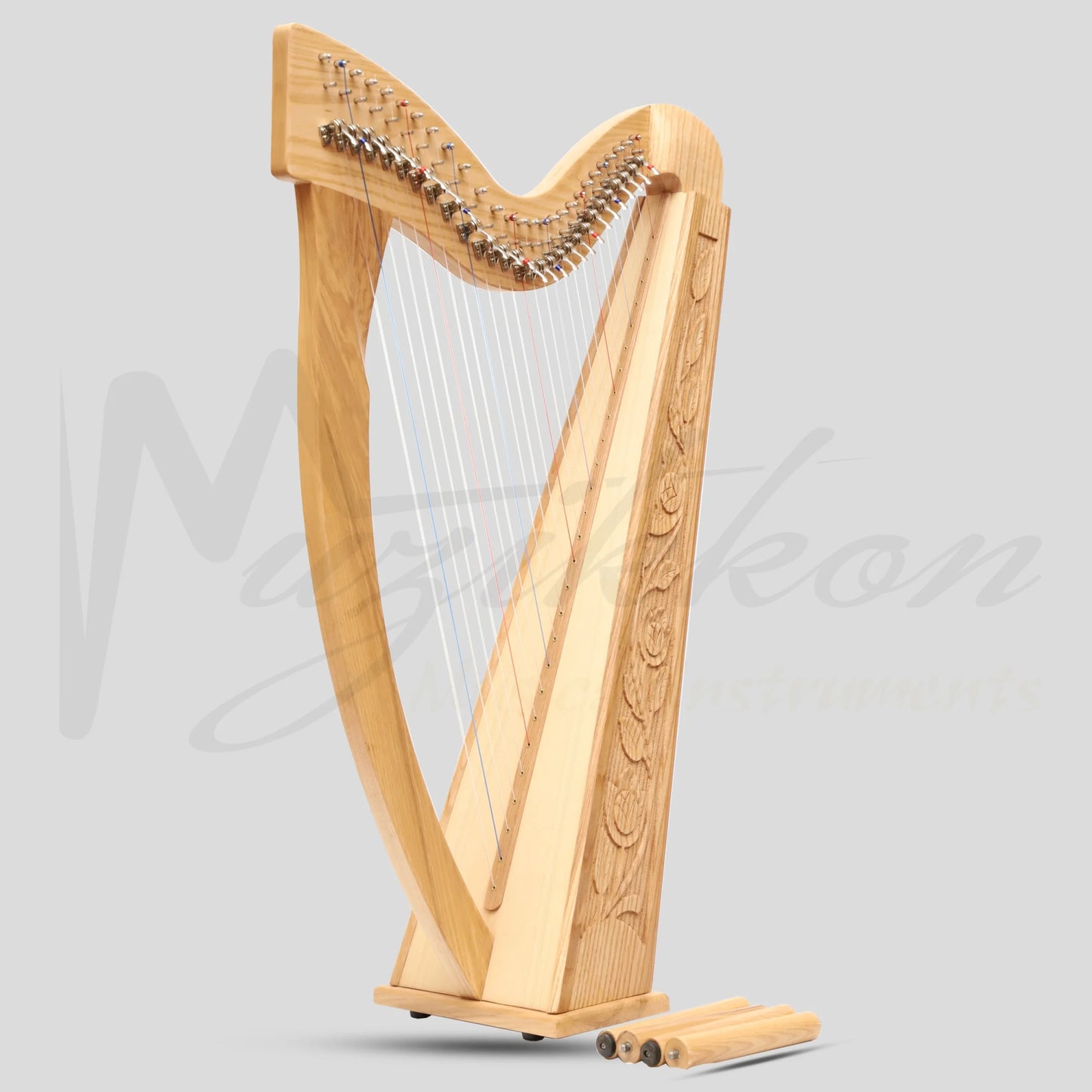 27 String Trinity Harp Ashwood